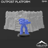 Tabletop Terrain Terrain Sithic Outpost Platforms and Armored Tower