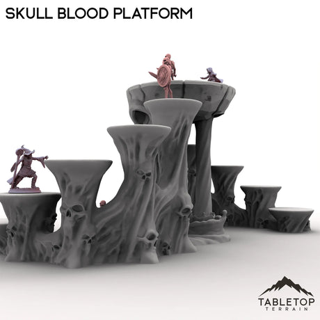 Tabletop Terrain Terrain Skull Blood Platform