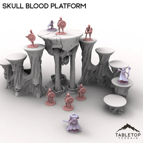 Tabletop Terrain Terrain Skull Blood Platform
