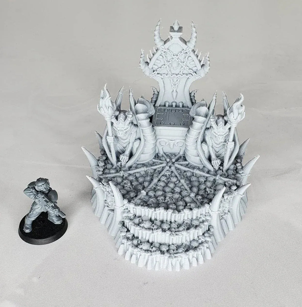 Tabletop Terrain Terrain Skull Throne - Demon Fantasy Terrain