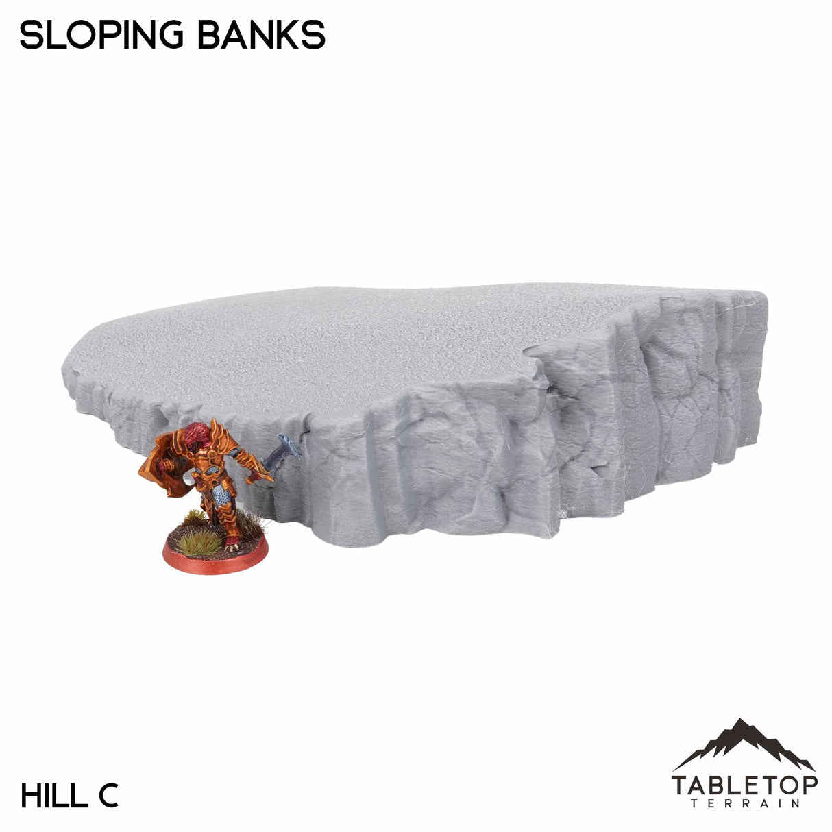 Tabletop Terrain Terrain Sloping Banks Wargaming Hills