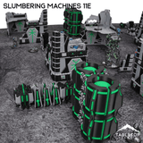 Tabletop Terrain Terrain Slumbering Machines 11e Foldable Tournament Terrain