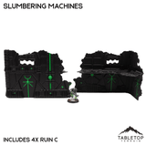 Tabletop Terrain Terrain Slumbering Machines Foldable Multicolor 10e Tournament Terrain