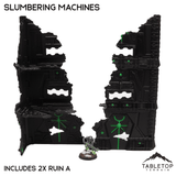 Tabletop Terrain Terrain Slumbering Machines Foldable Multicolor 10e Tournament Terrain
