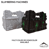 Tabletop Terrain Terrain Slumbering Machines Foldable Multicolor 10e Tournament Terrain