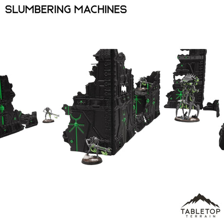 Tabletop Terrain Terrain Slumbering Machines Foldable Multicolor 10e Tournament Terrain