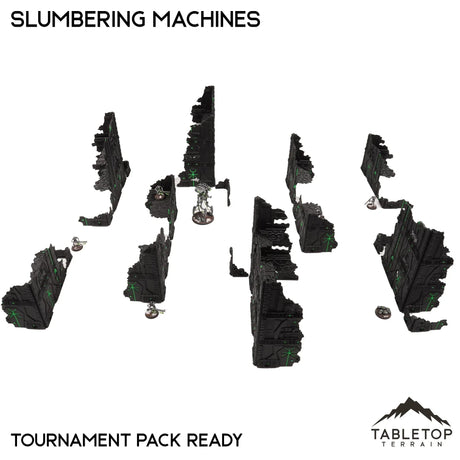 Tabletop Terrain Terrain Slumbering Machines Foldable Multicolor 10e Tournament Terrain
