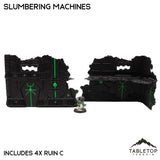 Tabletop Terrain Terrain Slumbering Machines Foldable Multicolor 10e Tournament Terrain