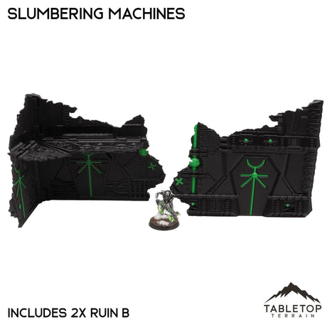 Tabletop Terrain Terrain Slumbering Machines Foldable Multicolor 10e Tournament Terrain