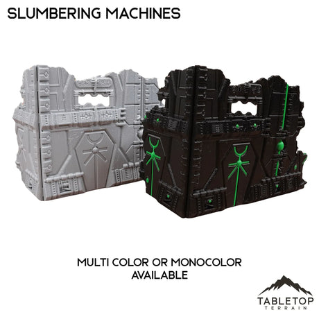 Tabletop Terrain Terrain Slumbering Machines Foldable Multicolor 10e Tournament Terrain