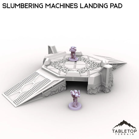 Tabletop Terrain Terrain Slumbering Machines Landing Pad