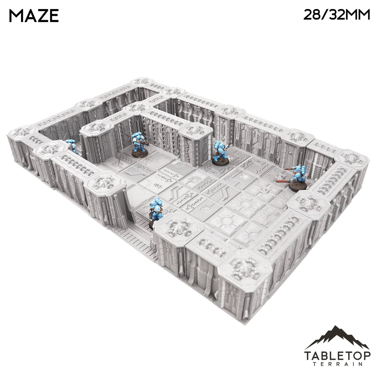Tabletop Terrain Terrain Slumbering Machines Maze - Karnac, Subterranean Complex