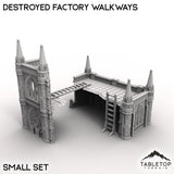 Tabletop Terrain Terrain Small / 32mm Destroyed Factory Walkways