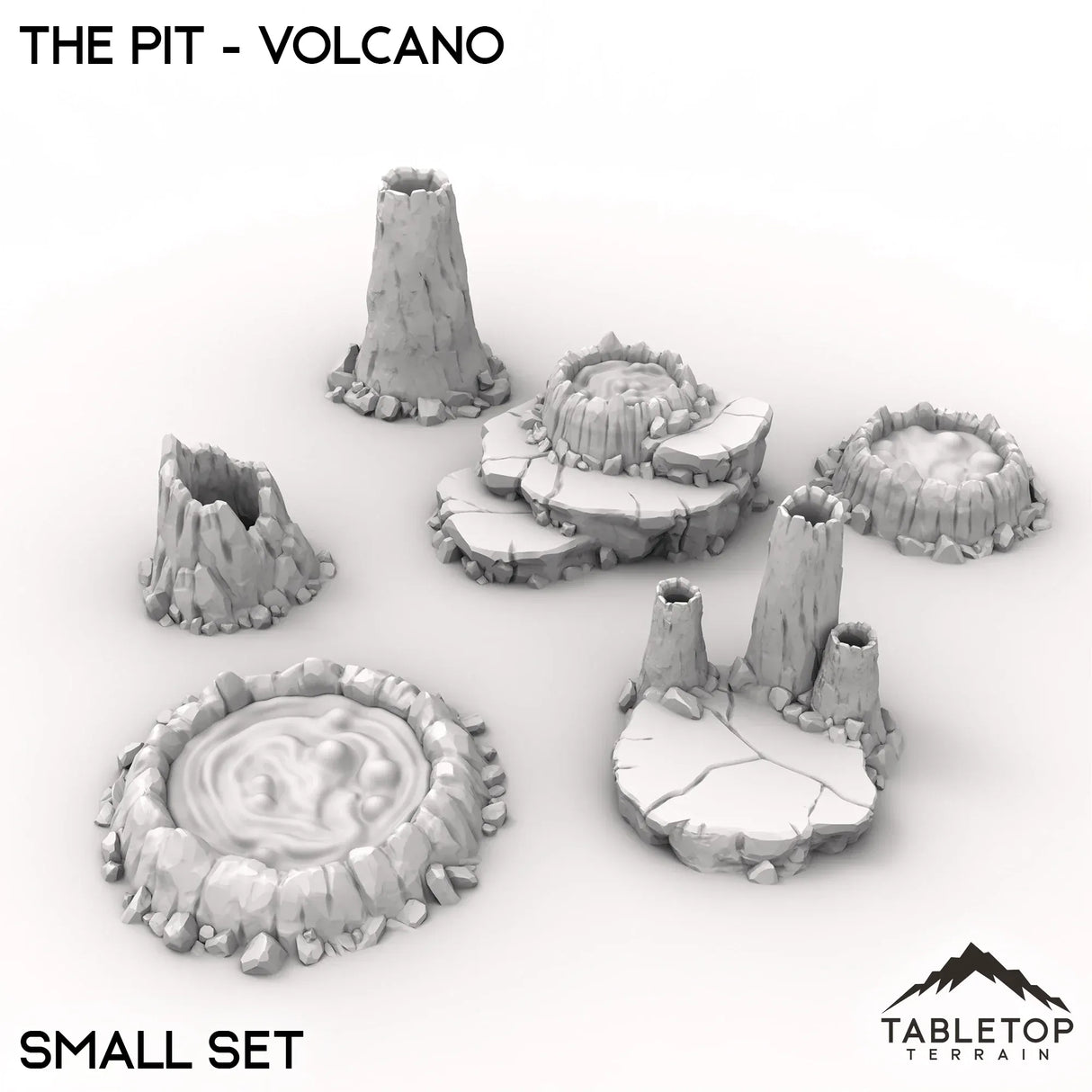 Tabletop Terrain Terrain Small / 32mm The Pit - Volcano