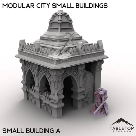 Tabletop Terrain Terrain Small Building A / 32mm Modular City Small Buildings