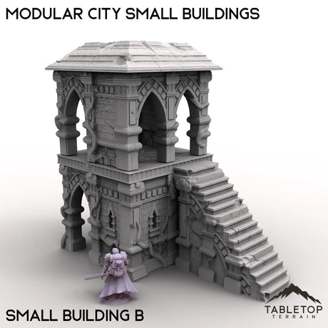 Tabletop Terrain Terrain Small Building B / 32mm Modular City Small Buildings