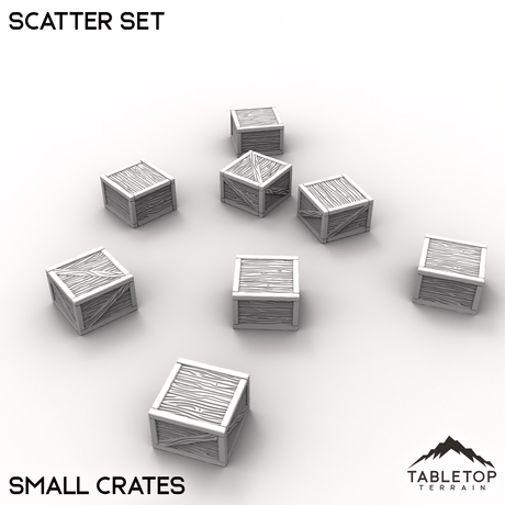 Tabletop Terrain Terrain Small Crates / 32mm Dreadwood Scatter