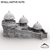 Tabletop Terrain Terrain Small Native Huts