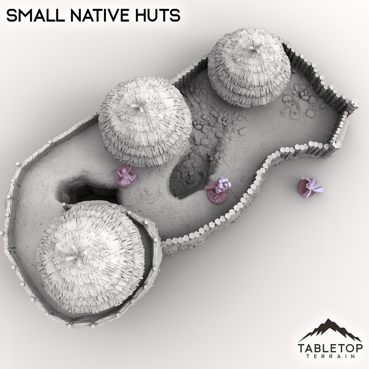 Tabletop Terrain Terrain Small Native Huts