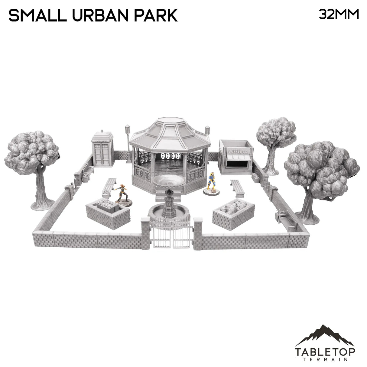 Tabletop Terrain Terrain Small Park - Marvel Crisis Protocol Terrain