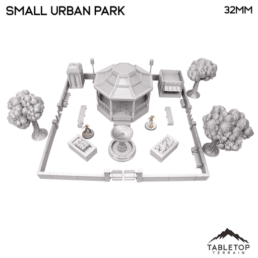 Tabletop Terrain Terrain Small Park - Marvel Crisis Protocol Terrain