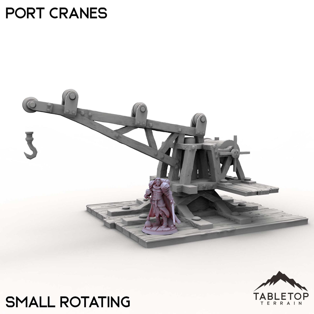 Tabletop Terrain Terrain Small Rotating / 32mm Port Cranes