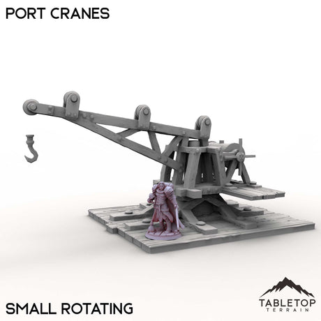 Tabletop Terrain Terrain Small Rotating / 32mm Port Cranes