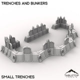Tabletop Terrain Terrain Small Trench / 32mm Trenches and Bunkers