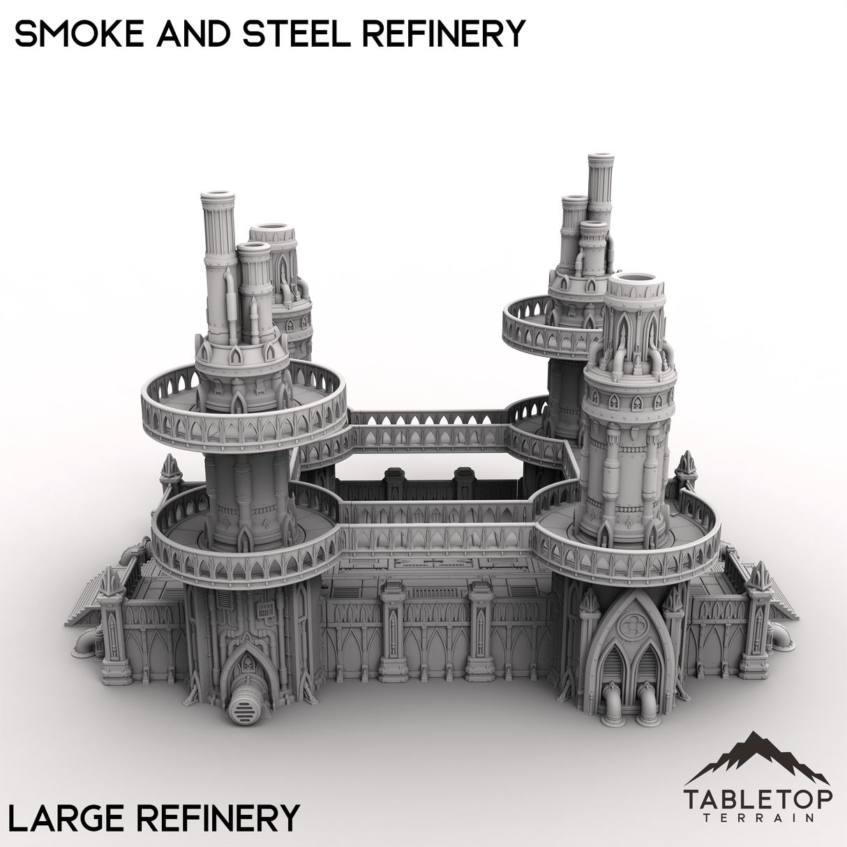 Tabletop Terrain Terrain Smoke and Steel Refinery