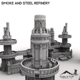 Tabletop Terrain Terrain Smoke and Steel Refinery