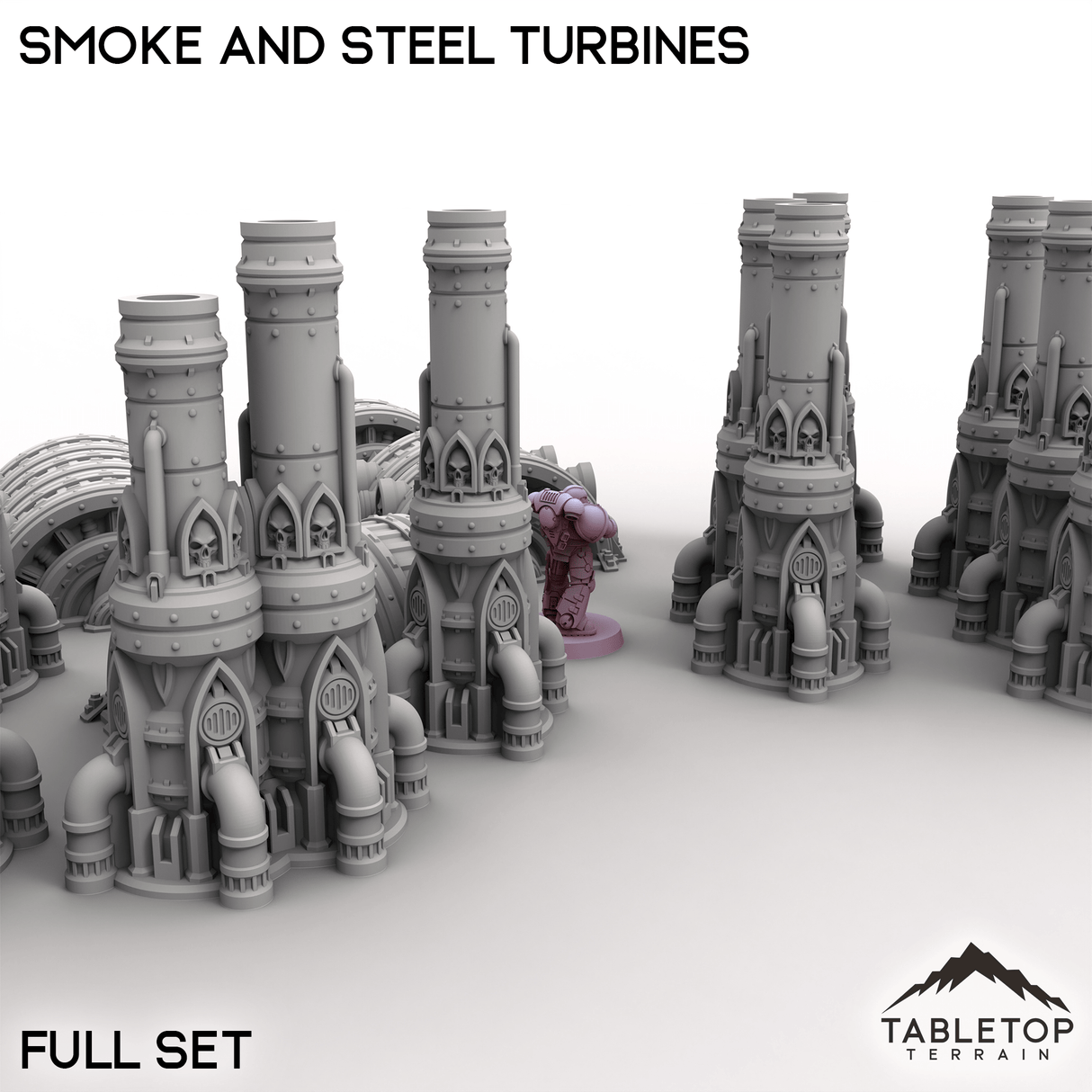 Tabletop Terrain Terrain Smoke and Steel Turbines