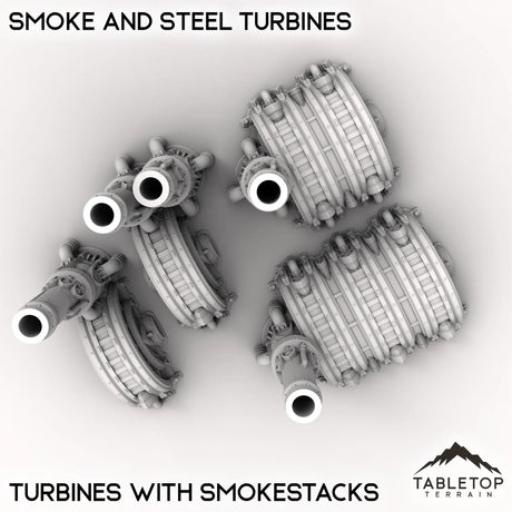 Tabletop Terrain Terrain Smoke and Steel Turbines