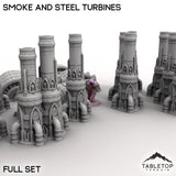 Tabletop Terrain Terrain Smoke and Steel Turbines