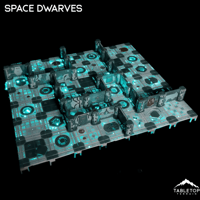 Tabletop Terrain Terrain Space Dwarves Mining Ship Boarding Actions Compatible Terrain Set