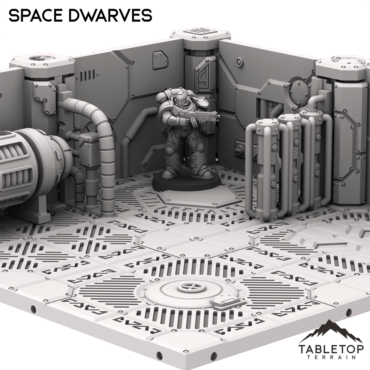 Tabletop Terrain Terrain Space Dwarves Mining Ship Boarding Actions Compatible Terrain Set