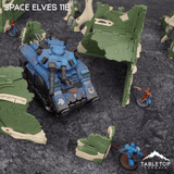 Tabletop Terrain Terrain Space Elves 11e Foldable Tournament Terrain