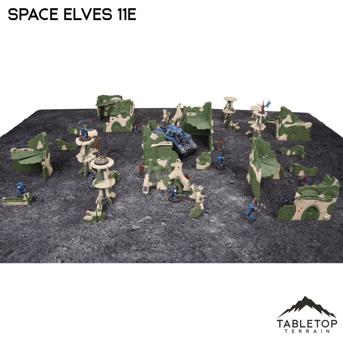 Tabletop Terrain Terrain Space Elves 11e Foldable Tournament Terrain