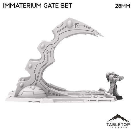 Tabletop Terrain Terrain Space Elves Immaterium Gate Set