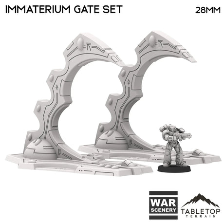 Tabletop Terrain Terrain Space Elves Immaterium Gate Set