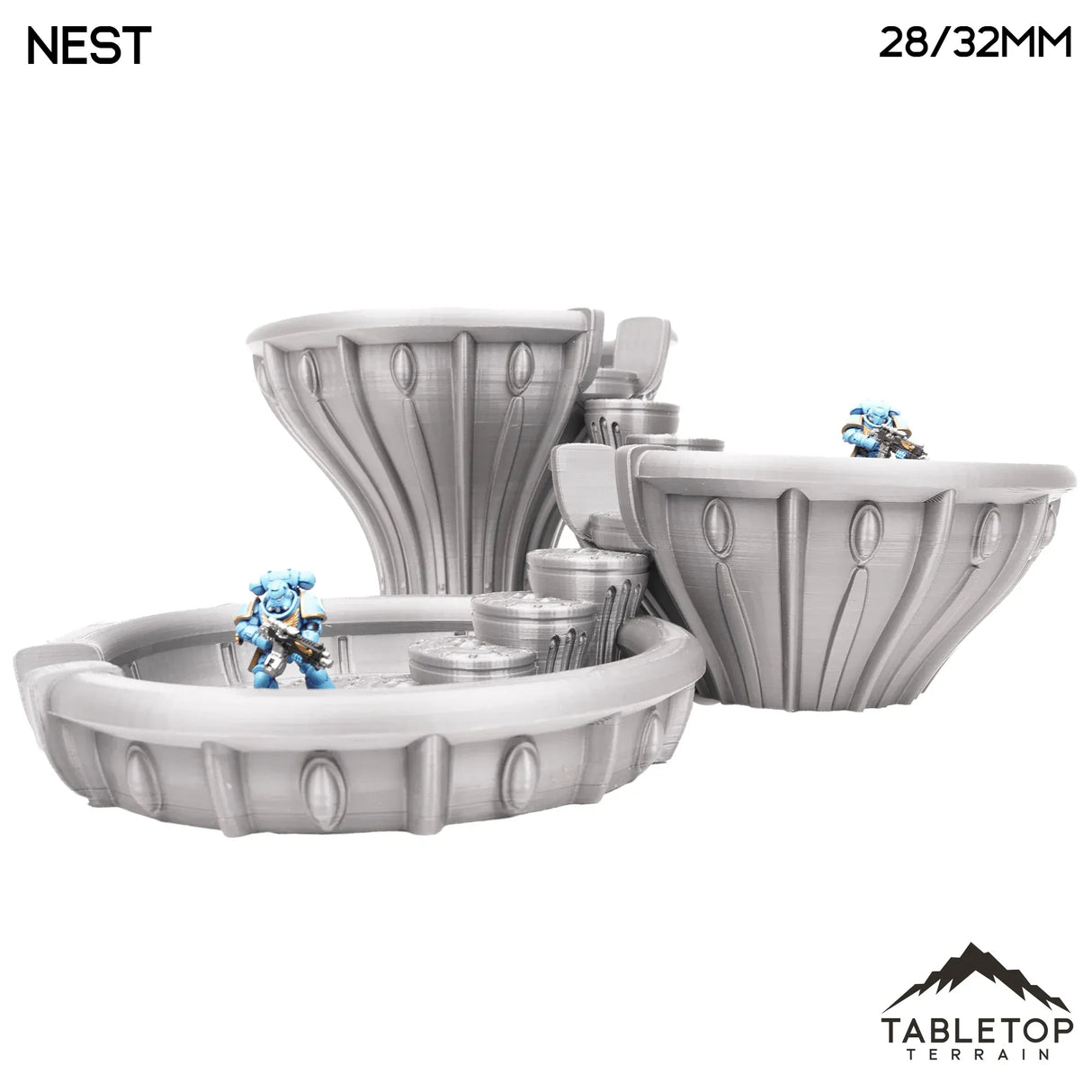Tabletop Terrain Terrain Space Elves Nest - Zanat, The Abandoned World-Ship
