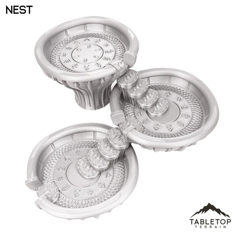 Tabletop Terrain Terrain Space Elves Nest - Zanat, The Abandoned World-Ship