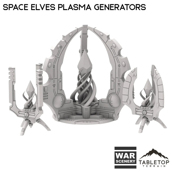 Tabletop Terrain Terrain Space Elves Plasma Generators