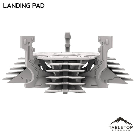 Tabletop Terrain Terrain Space Elves Staircase Landing Pad