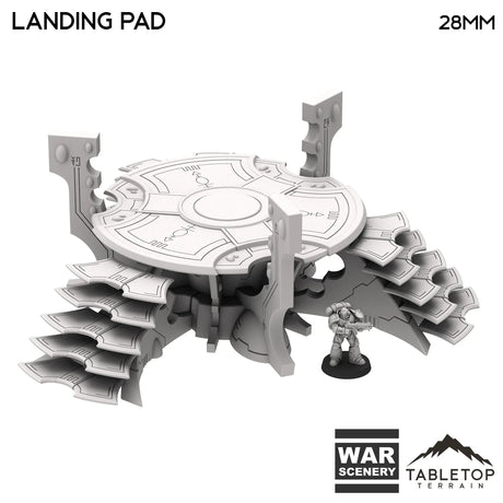Tabletop Terrain Terrain Space Elves Staircase Landing Pad