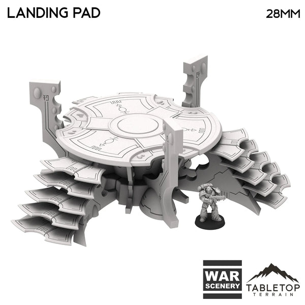 Tabletop Terrain Terrain Space Elves Staircase Landing Pad