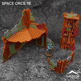 Tabletop Terrain Terrain Space Orcs 11e Foldable Tournament Terrain