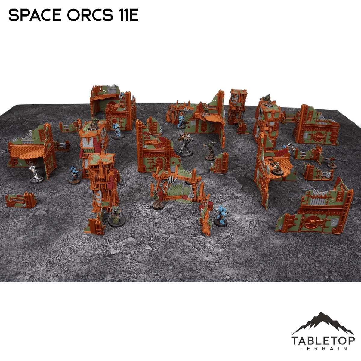 Tabletop Terrain Terrain Space Orcs 11e Foldable Tournament Terrain