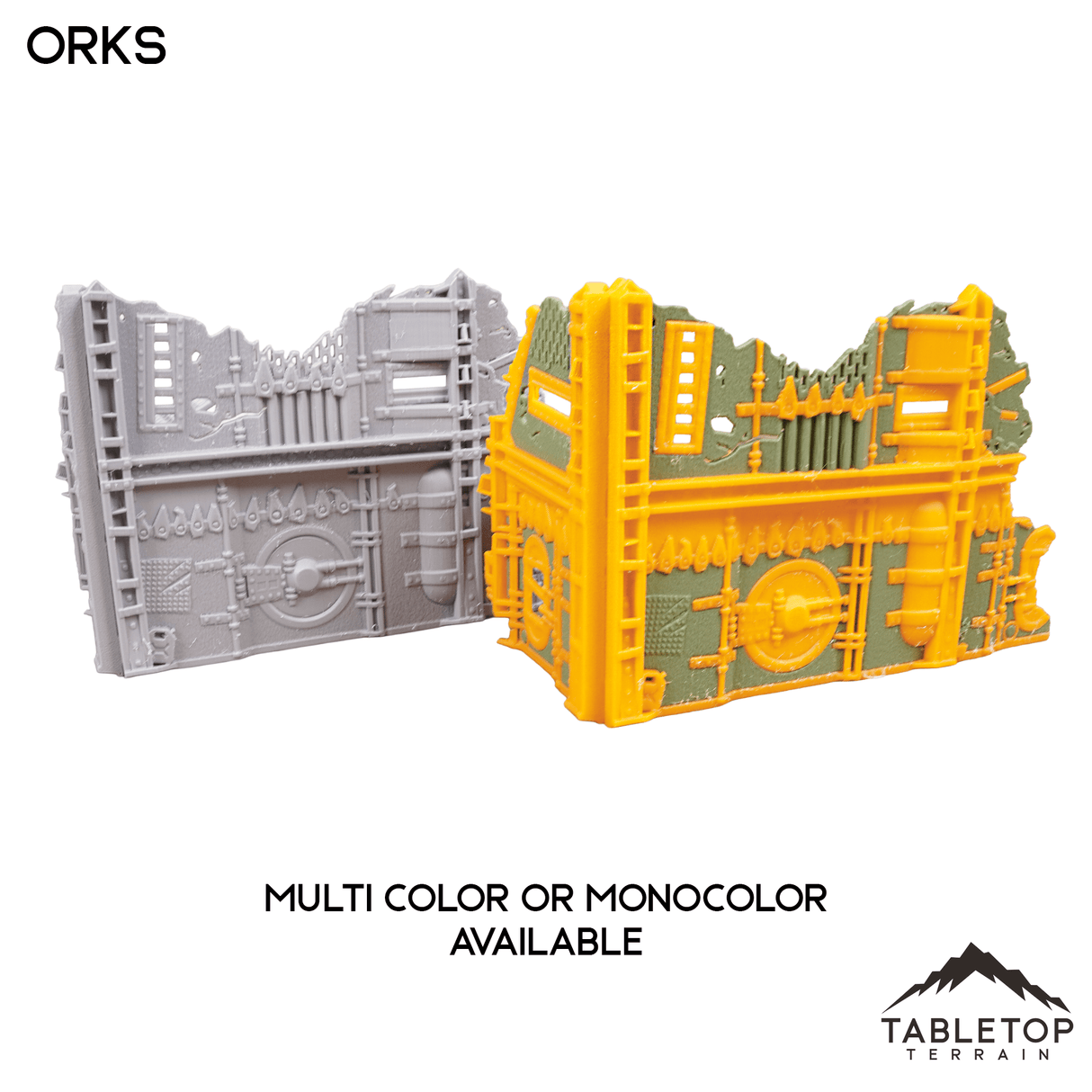 Tabletop Terrain Terrain Space Orks Foldable Multicolor 10e Tournament Terrain