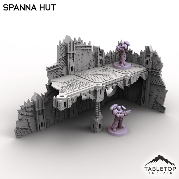 Tabletop Terrain Terrain Spanna Hut - Scrapz Kamp