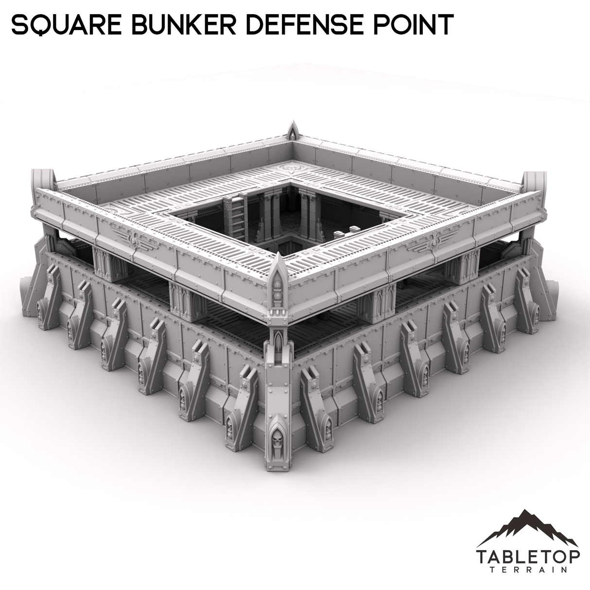 Tabletop Terrain Terrain Square Bunker Defense Point